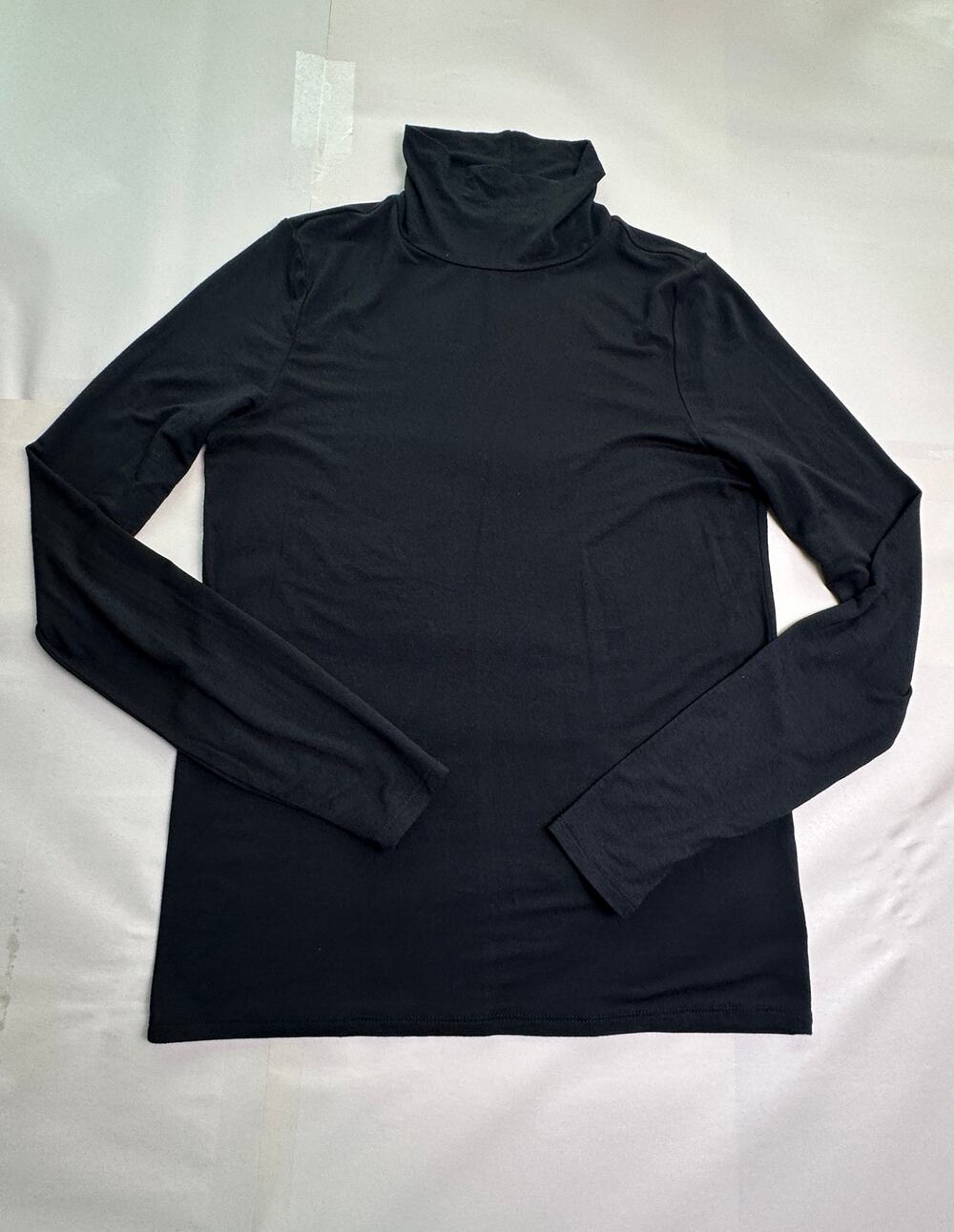 American Eagle Soft & Sexy Turtleneck Top Women's M Black Long Sleeve Stretch
